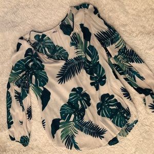 Palm tree blouse